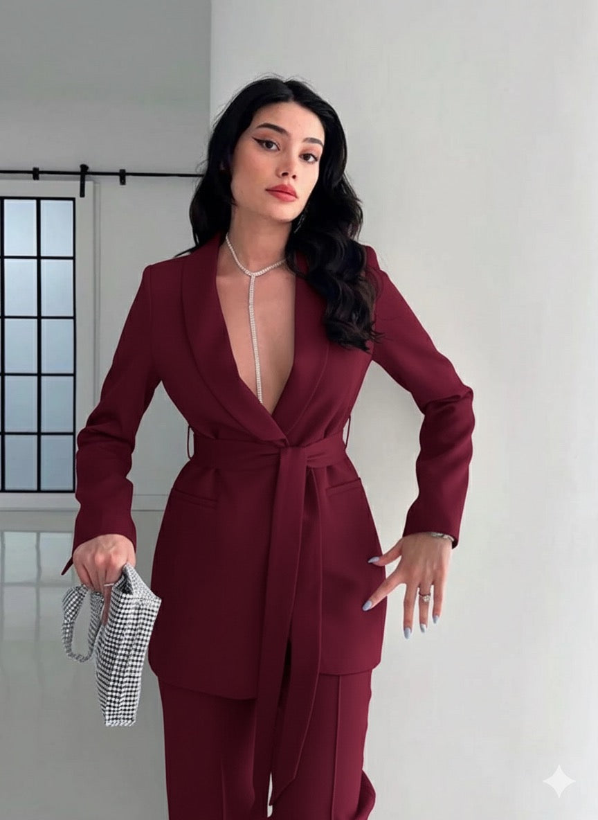 Choice Belted Suit