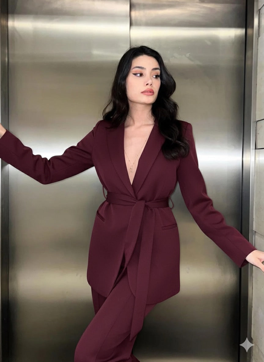 Choice Belted Suit