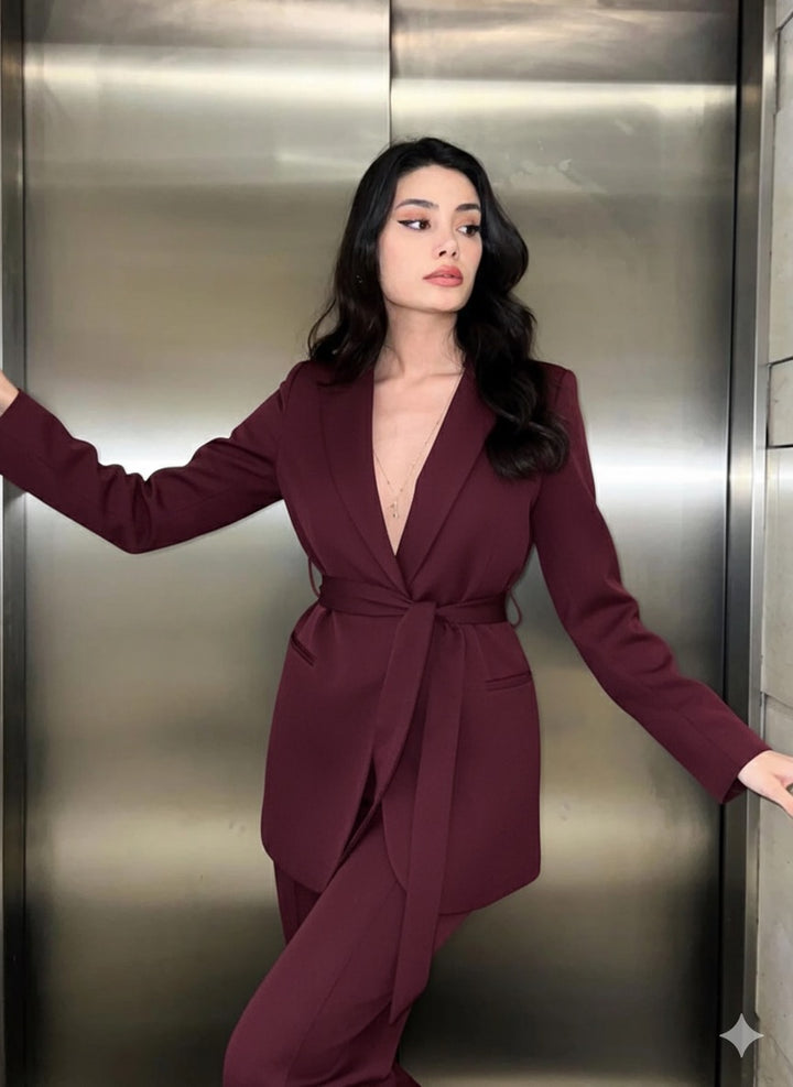 Choice Belted Suit