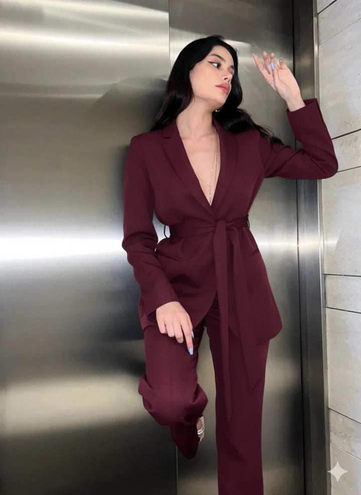 Choice Belted Suit