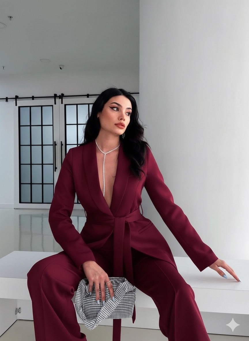 Choice Belted Suit