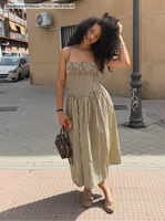 Mocha Lines Dress
