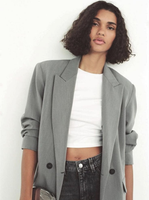 OVERSIZE BLAZER ( Grey )