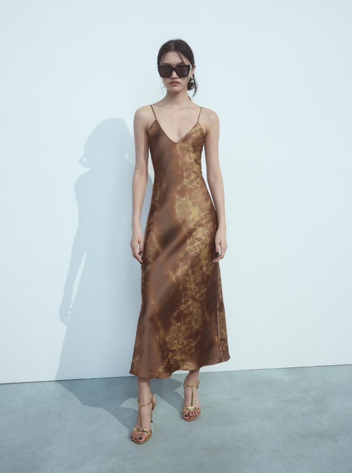 Brown Jungle Dress