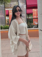 Linen short set