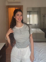Double Layered Ruched T-shirt